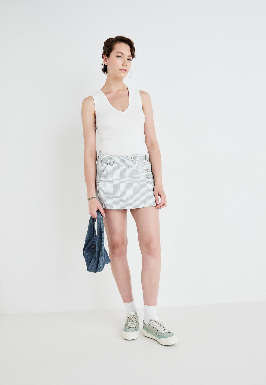 Free People WYNNE RAILROAD SKIRT