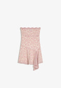 Bershka BANDEAU MINI DRESS - Day dress - light pink