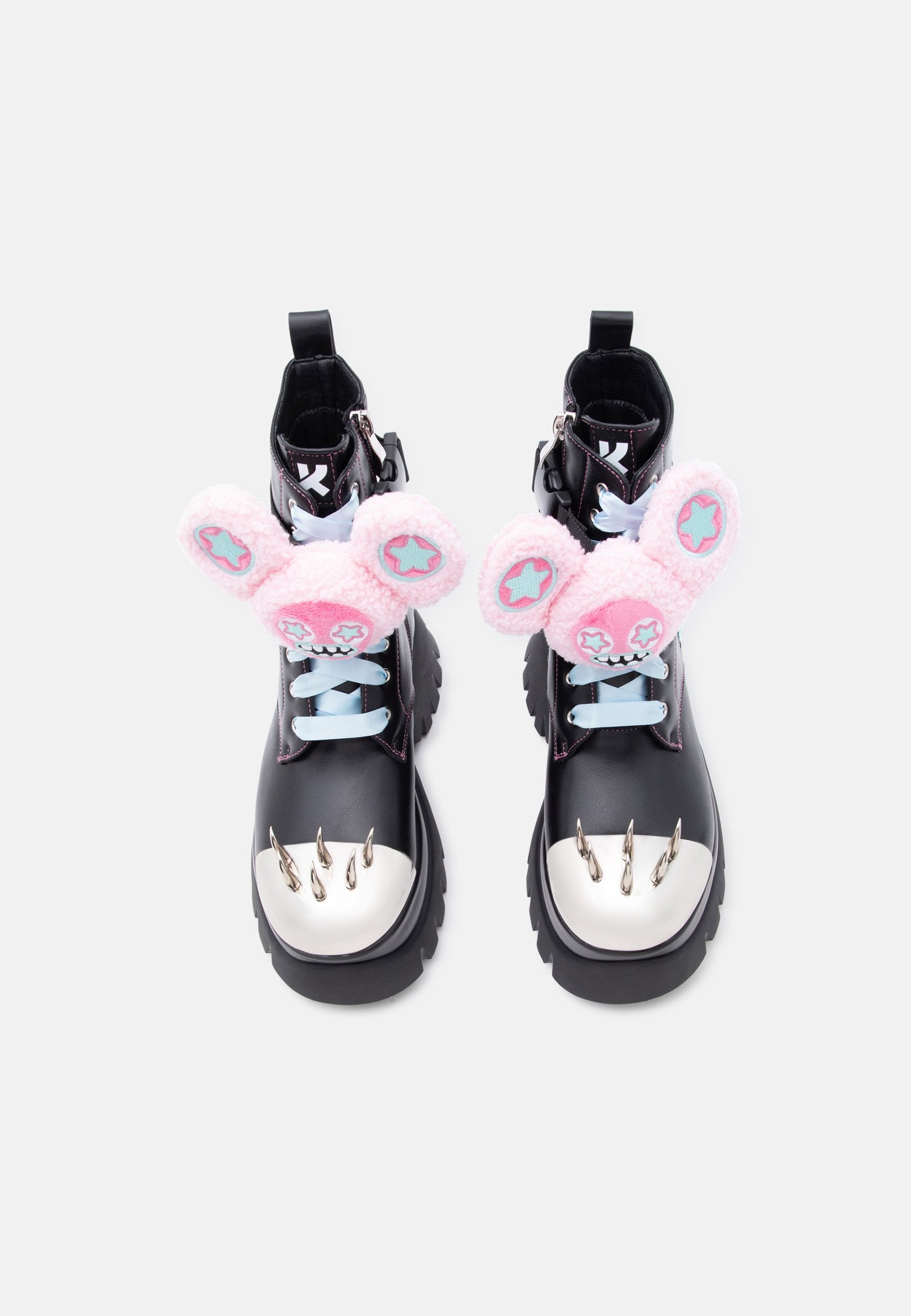 Koi Footwear JAZMIN BEAN X FRUNKROCKER SIDEKICK PLATFORM BOOTS