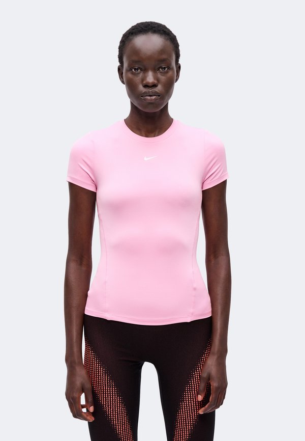 Nike Performance ONE - Sports T-shirt - pink rise/white