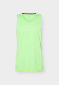 Nike Performance STRIDE TANK - Top - volt/light silver-coloured