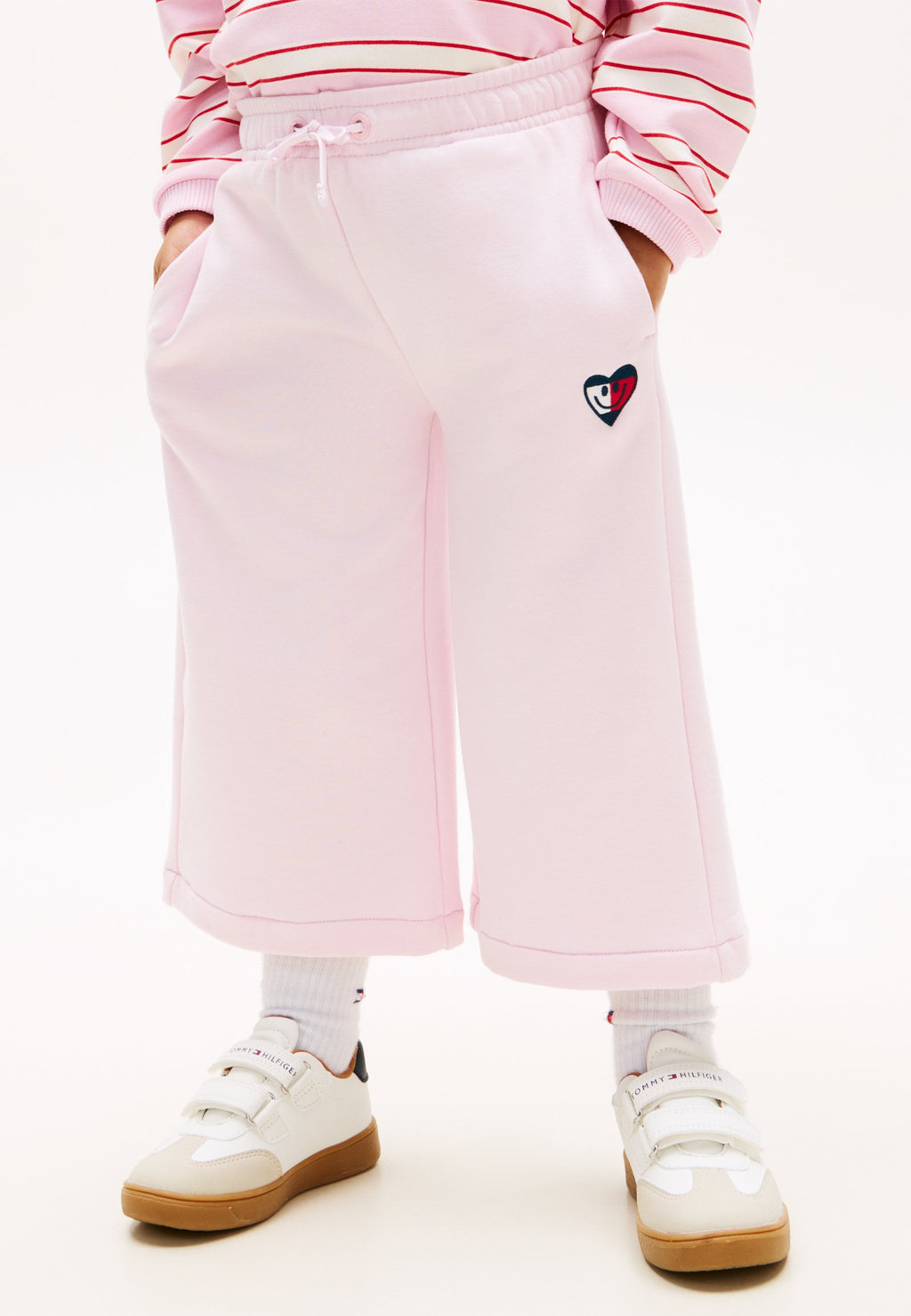 SMILEY FLAG LOGO RELAXED TERRY CULOTTES Media 3