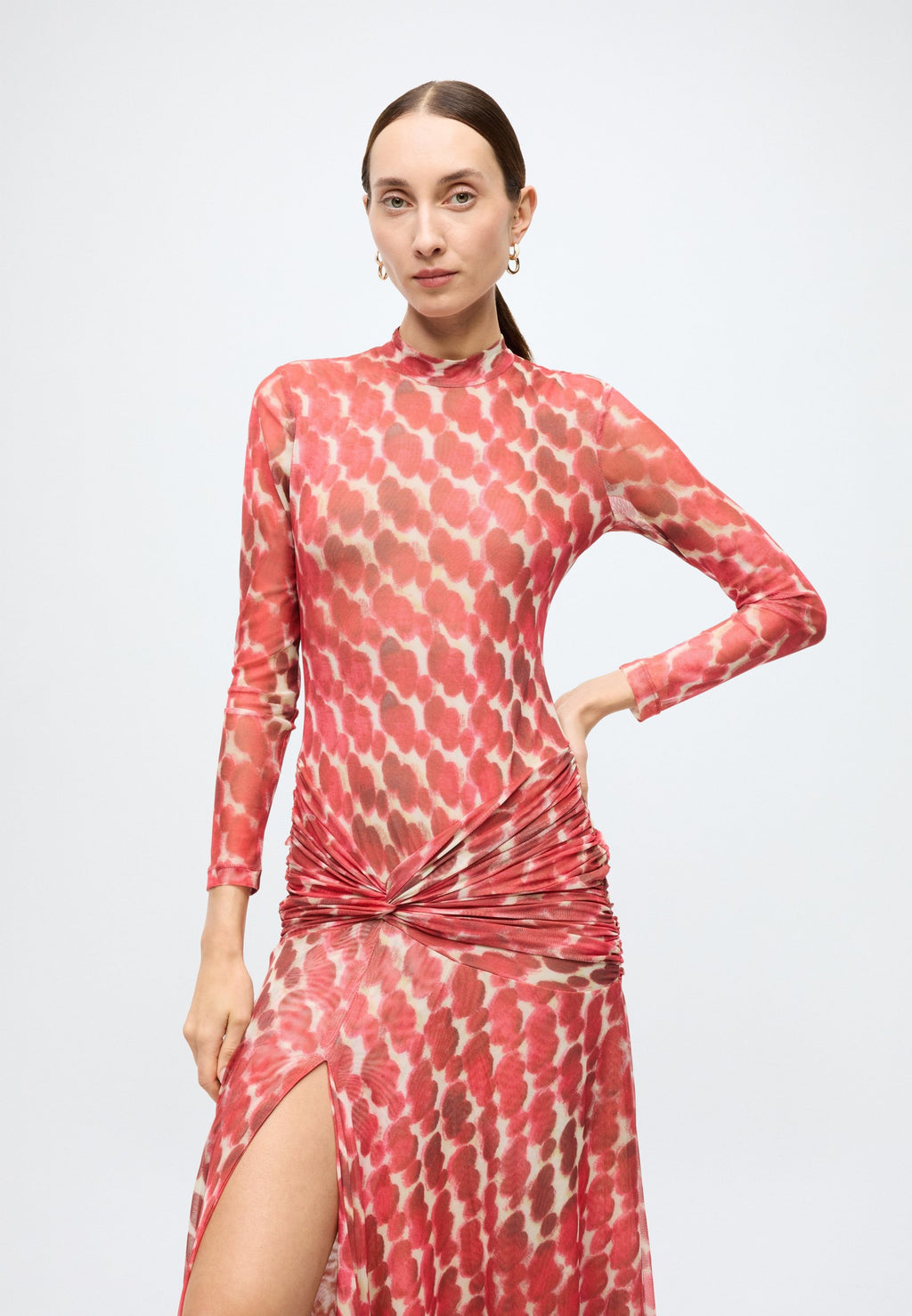 Bardot LEA PRINTED MESH DRESS