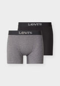 Levi's® MEN BRIEF 2 PACK - Boxer briefs - grey/black