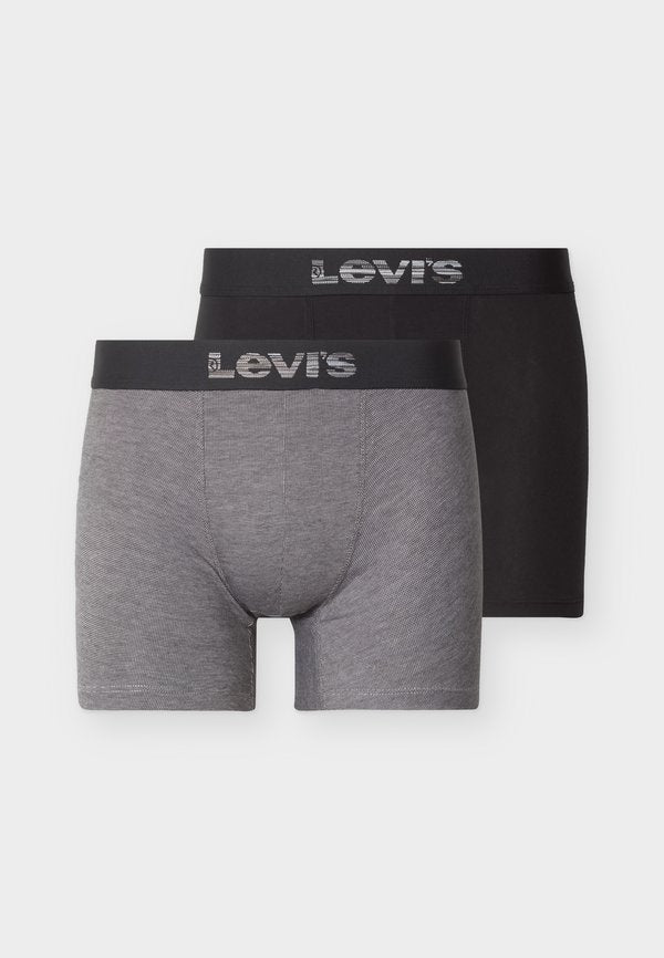 Levi's® MEN BRIEF 2 PACK - Boxer briefs - grey/black