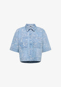 ONLY Denim ONLCLEO-AUDE Denim - Button-down blouse - light blue denim