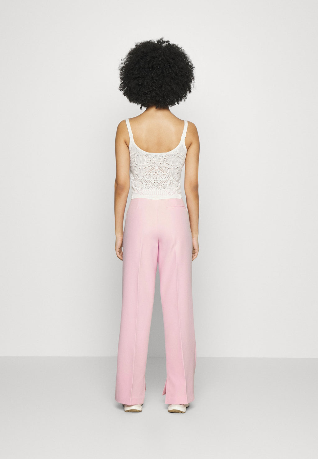 Gina Tricot Petite JANE MID WAIST TROUSERS