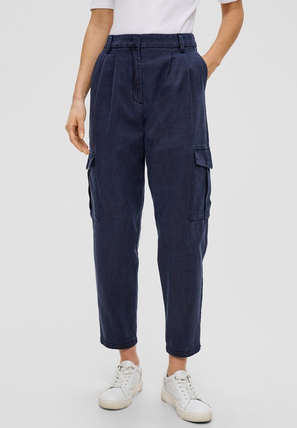 s.Oliver Cargo trousers - navy