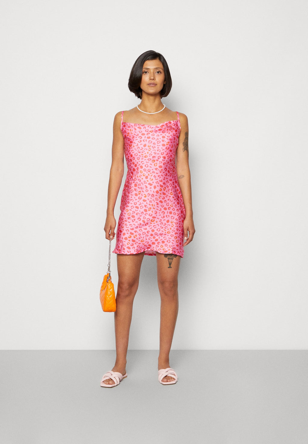 Never Fully Dressed COWL NECK MINI DRESS