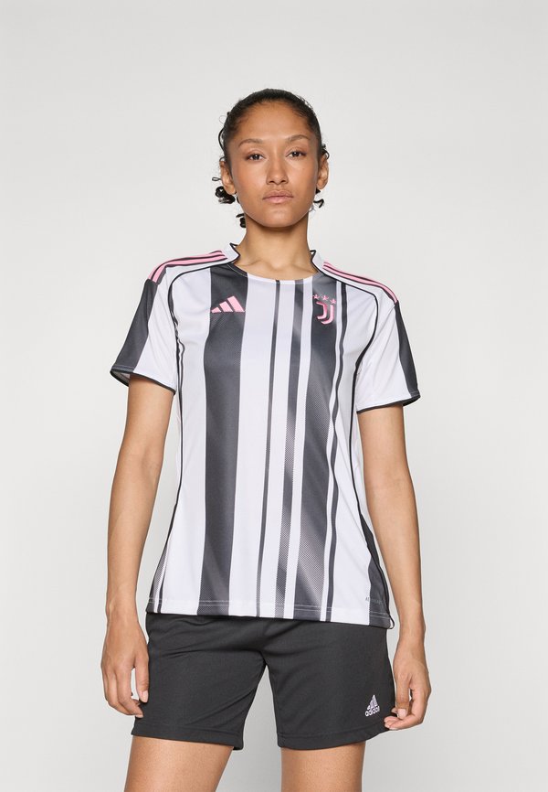 adidas Performance JUVENTUS 25/26 HOME JERSEY - Club wear - white/black