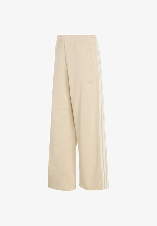 adidas Sportswear ADIDAS SPORTSWEAR W AK 3S WD PT - Tracksuit bottoms - crystal linen off white