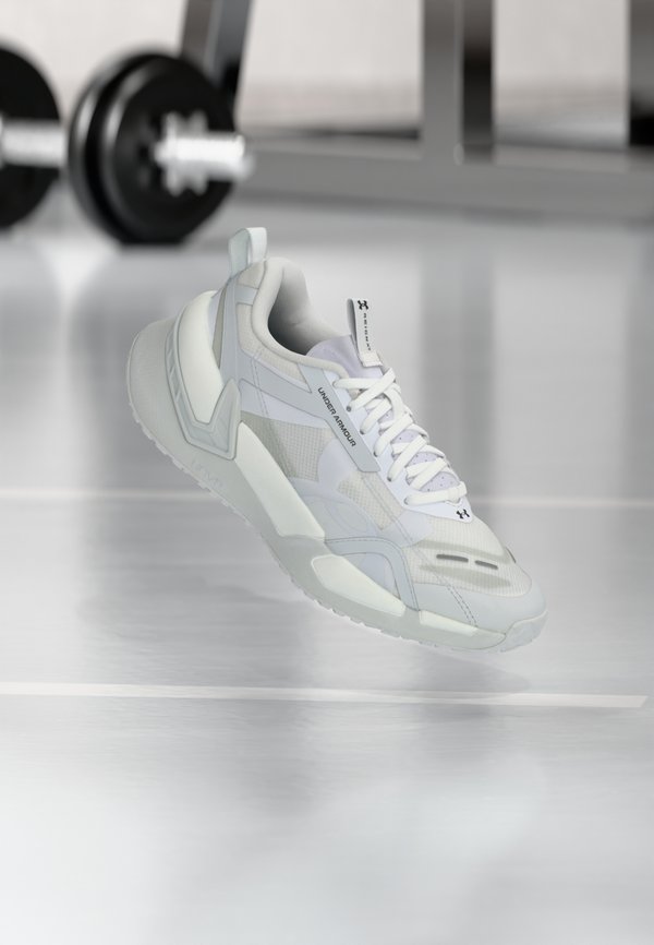 Under Armour REIGN XT - Training shoe - white/distant gray