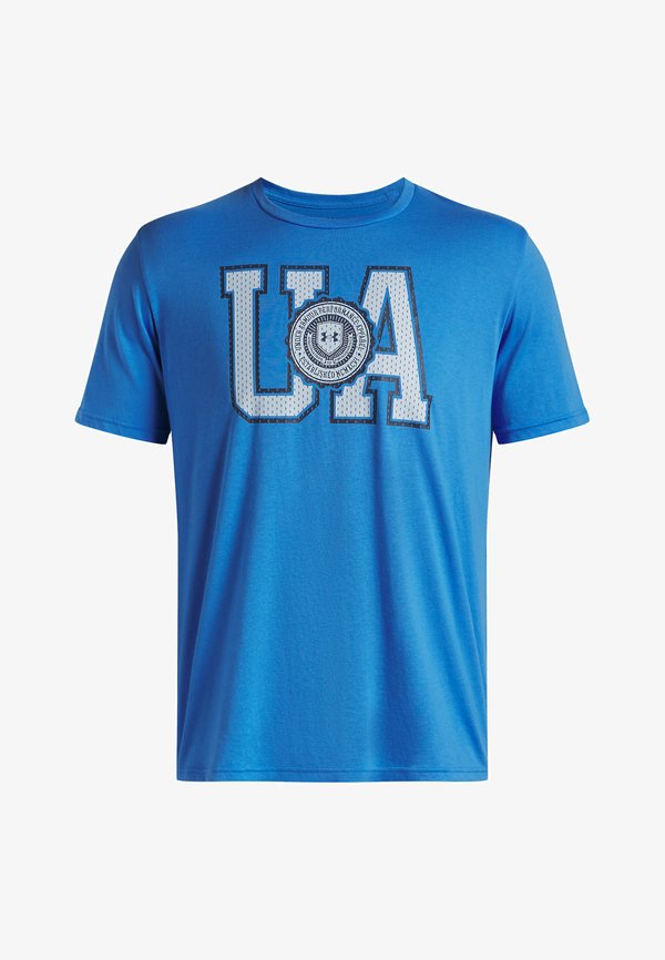 Under Armour COLLEGE CREST LOGO - Print T-shirt - blue atlantis (402)