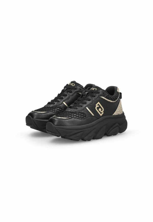 LIU JO CHUNKY AND GLITTER SNEAKERS