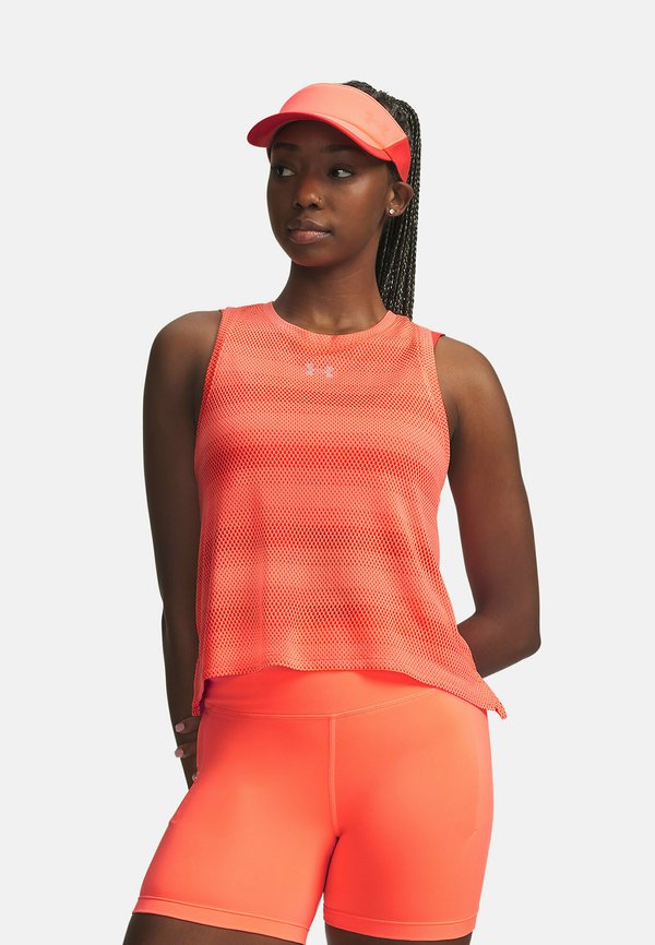 Under Armour VELOCITI - Top - electric tangerine