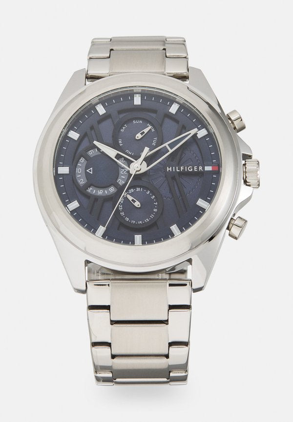 Tommy Hilfiger JAX - Watch - silver-coloured/blue