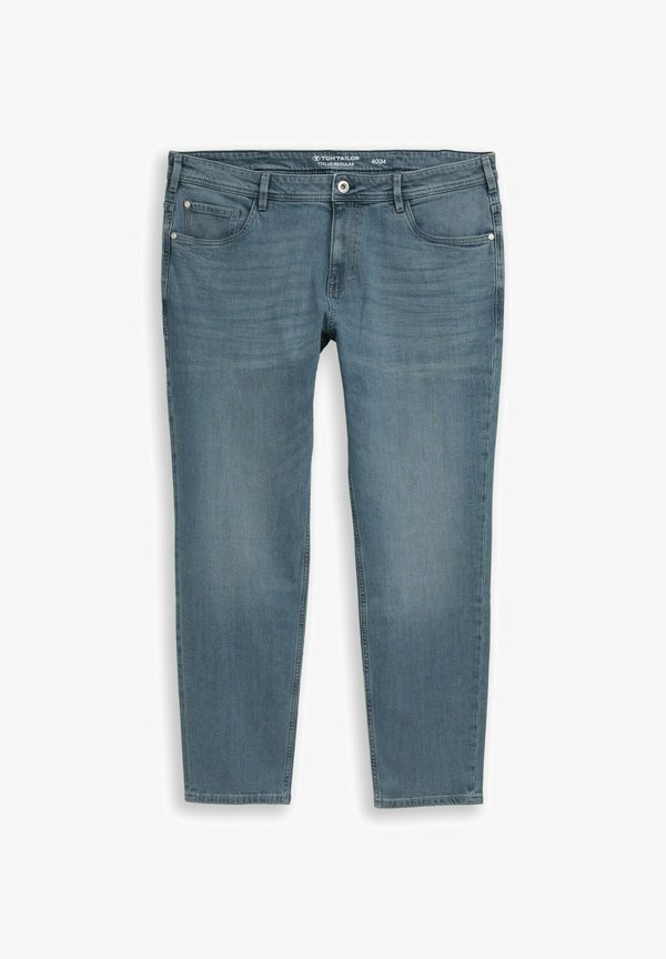 TOM TAILOR REGULAR FIT - Jeans Tapered Fit - light stone blue/grey denim