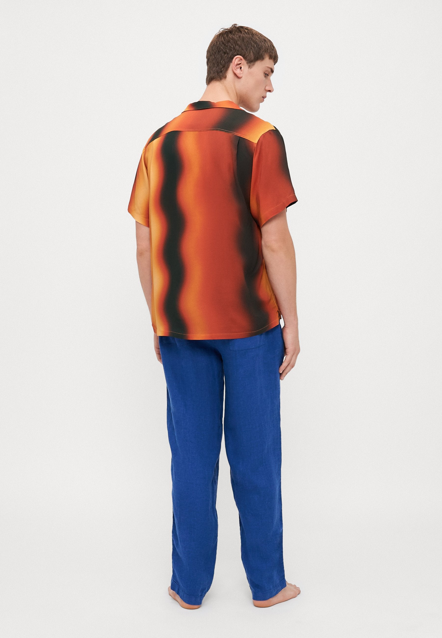 Bather MOLTEN PHASE TIE DYE PRINTED CAMP SHIRTS