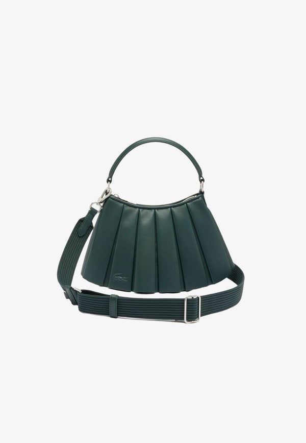 Lacoste LENGLEN BAG - Handbag - green gables