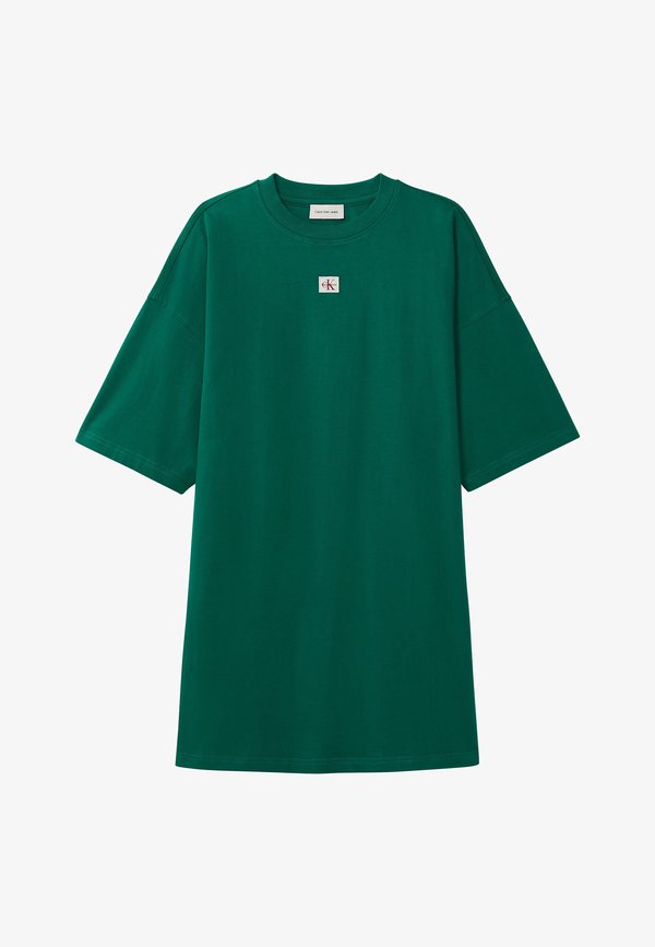 Calvin Klein Jeans LABEL - T-Shirt Dress - enchanted forest