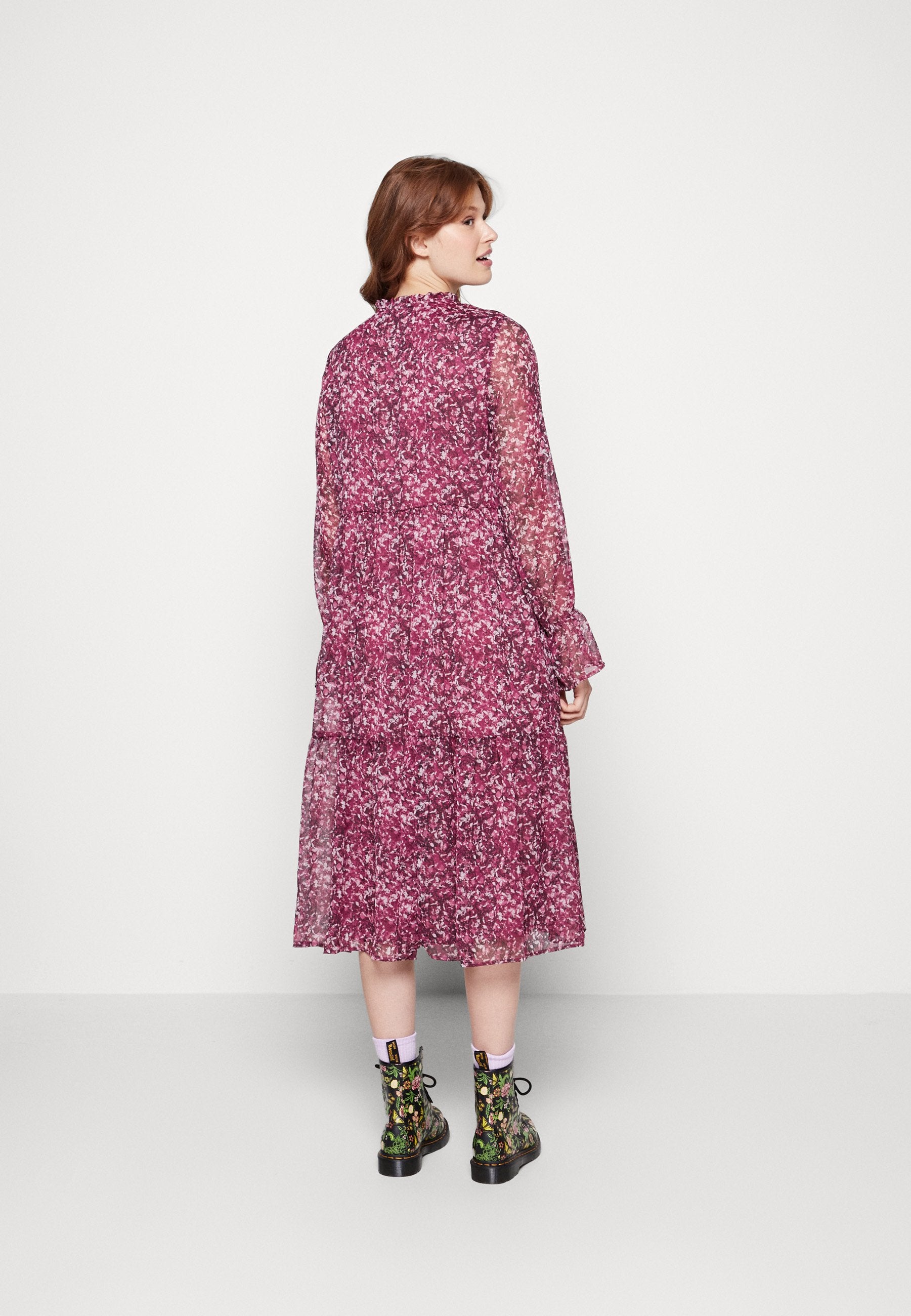 Pieces PCNAVI MIDI DRESS