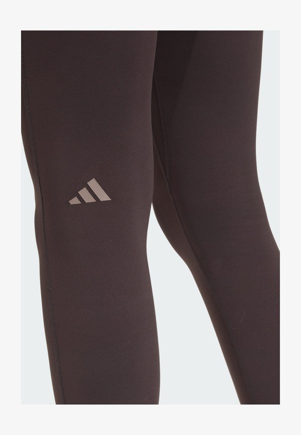 adidas Performance 3 STRIPES STUDIO ALL ME 7/8 X-OVER LEGGINGS - Leggings - aurora coffee