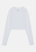 Even&Odd active ESSENTIAL CROPPED LONG SLEEVE TOP WITH THUMB HOLES