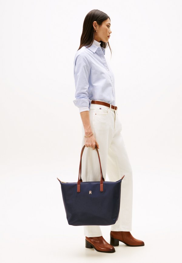 Tommy Hilfiger POPETTE TOTE - Tote bag - space blue