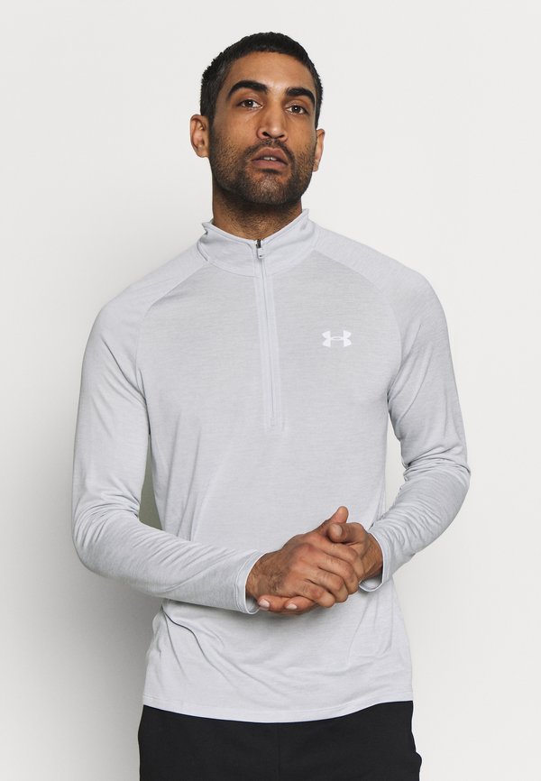 Under Armour TECH - Long sleeved top - halo gray/white