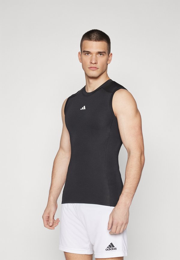 adidas Performance TECHFIT COMPRESSION TRAINING SLEEVELESS - Undershirt - black