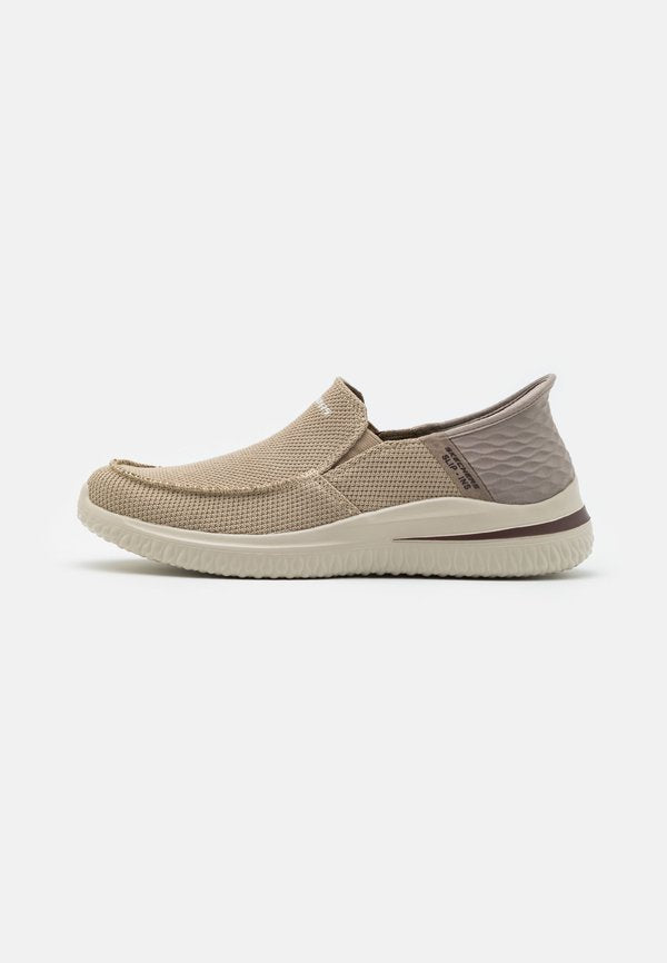 Skechers DELSON 3.0 - Slip-ons - taupe