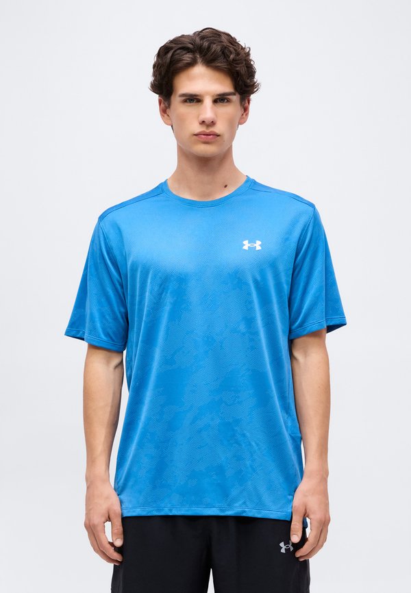 Under Armour VENT - Sports T-shirt - aegean blue/white