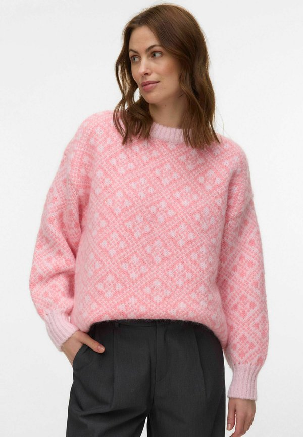 Vero Moda Knitted VMINGA Knitted - Jumper - pink a boo