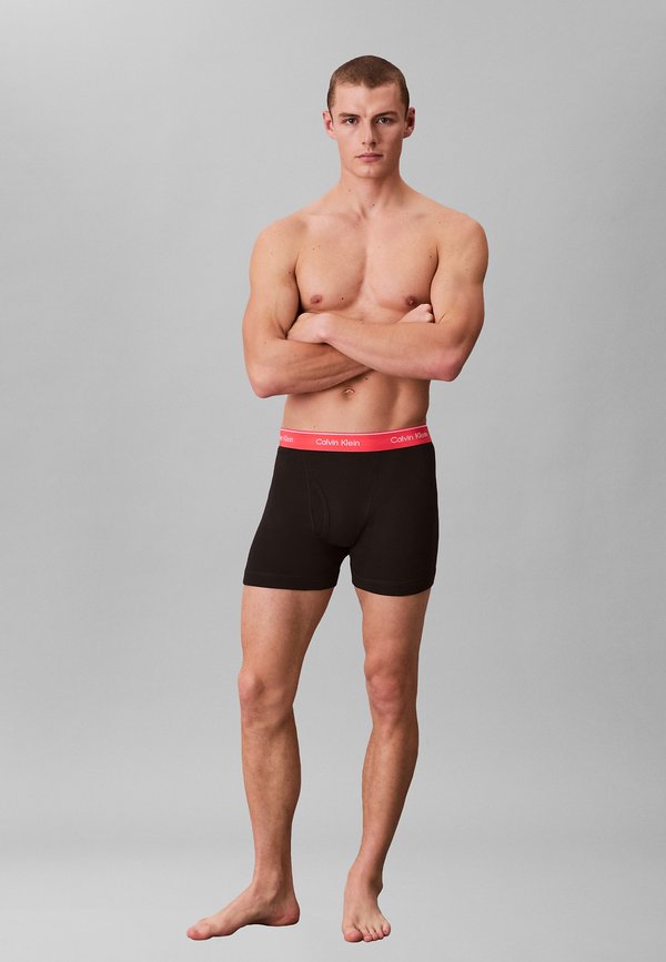 Calvin Klein Underwear 3 PACK - Boxer briefs - black bodies w  black punch