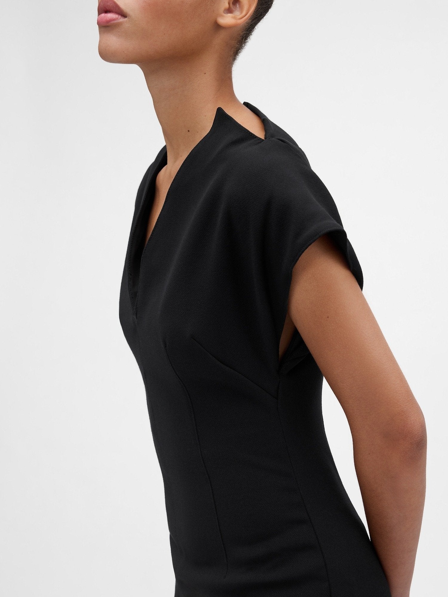 GAP GAPSTUDIO STRUCTURED MIDI DRESS