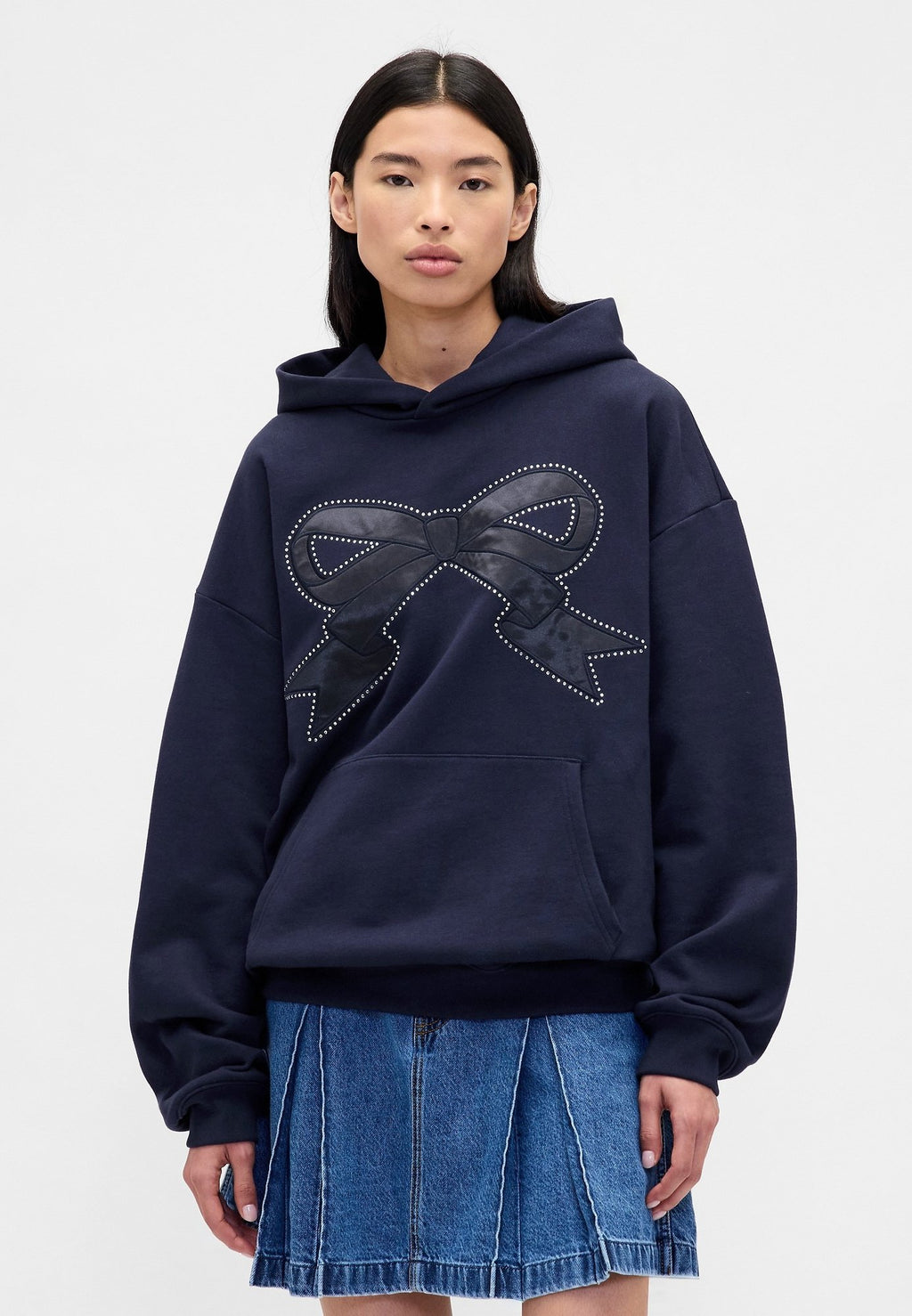 GAP GAP SANDY LIANG ADULT HEAVYWEIGHT BOW OVERSIZED HOODIE