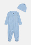 Levi's® FOOTED COVERALL HAT SET