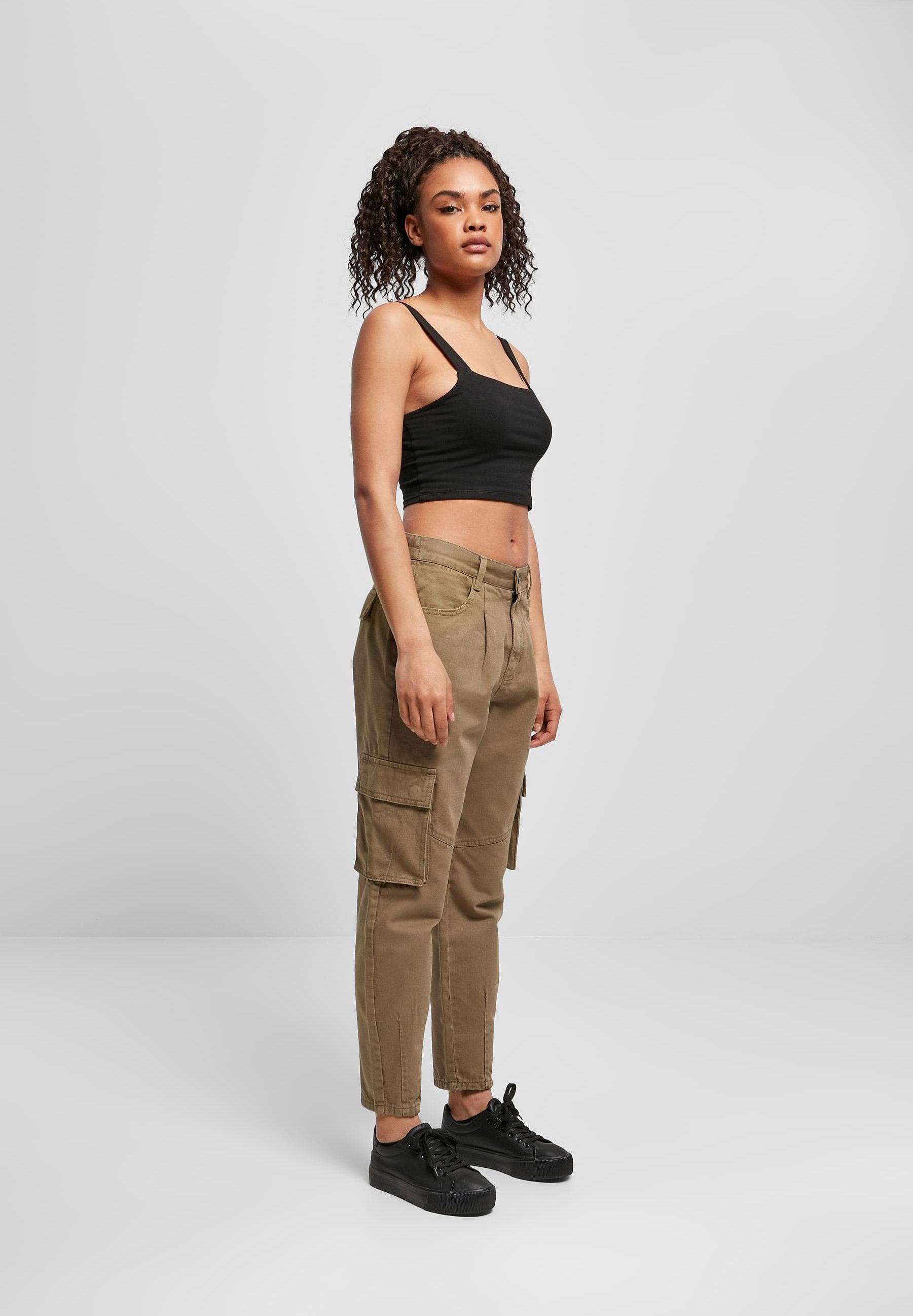 Urban Classics LADIES BALLON FIT CARGO TWILL PANTS