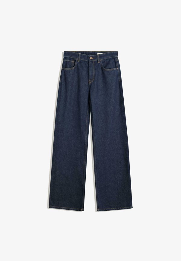 Bershka Straight leg jeans - dark blue