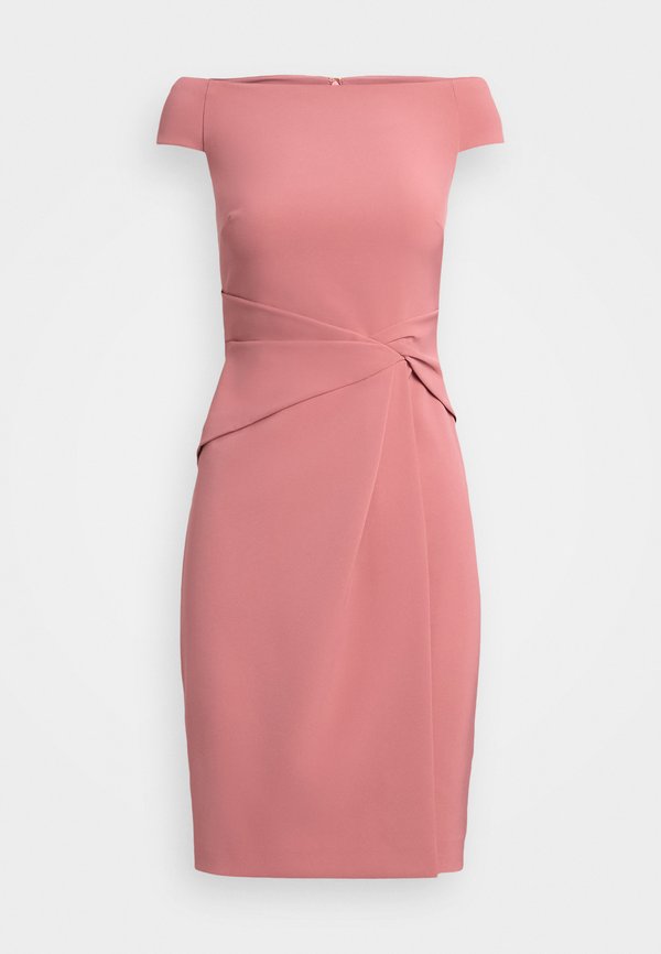 Lauren Ralph Lauren CREPE OFF THE SHOULDER COCKTAIL DRESS