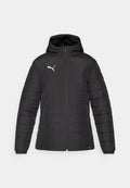Puma TEAMADDITIONS HOODED PADDED JACKET - Winter jacket - black/silver