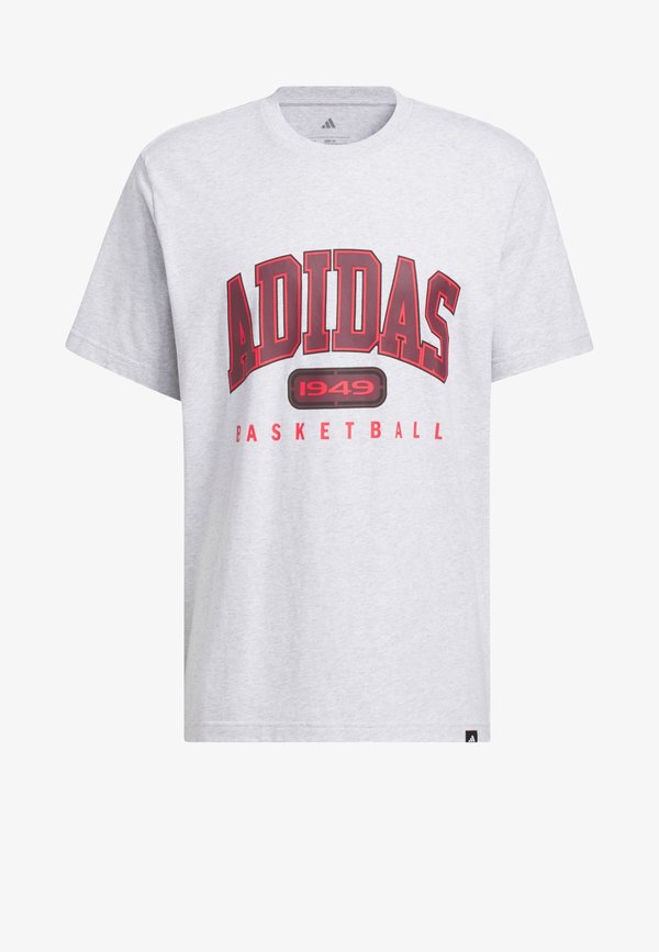 adidas Performance ADIDAS PERFORMANCE COLLEGIATE GRAPHIC T-SHIRT - Print T-shirt - light grey heather