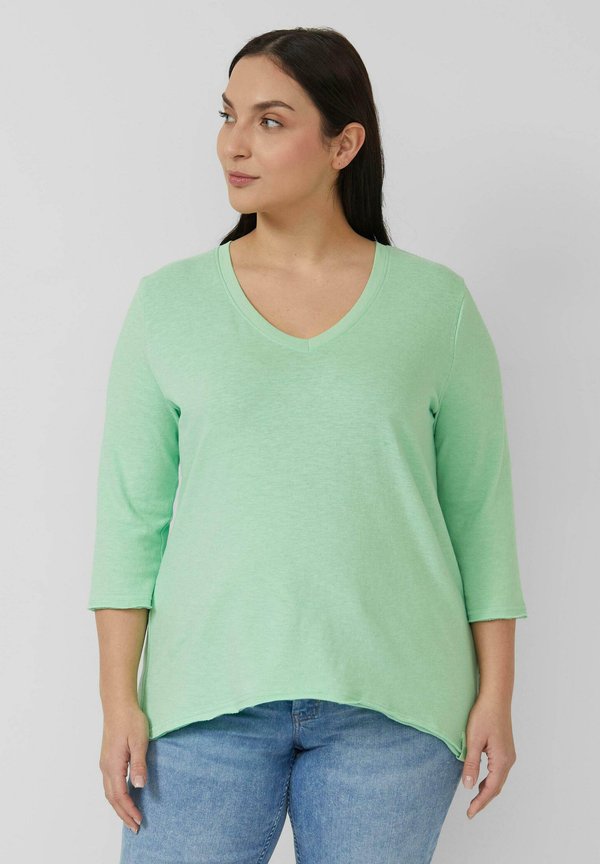 s.Oliver Long sleeved top - hellgrün