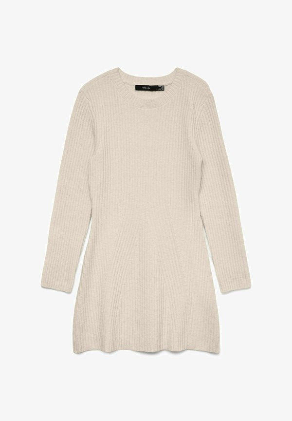Vero Moda VMJOSANNA KNITTED DRESS - Shift dress - birch