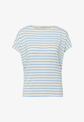 s.Oliver Print T-shirt - arktisblau