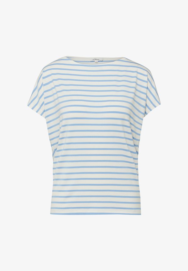 s.Oliver Print T-shirt - arktisblau