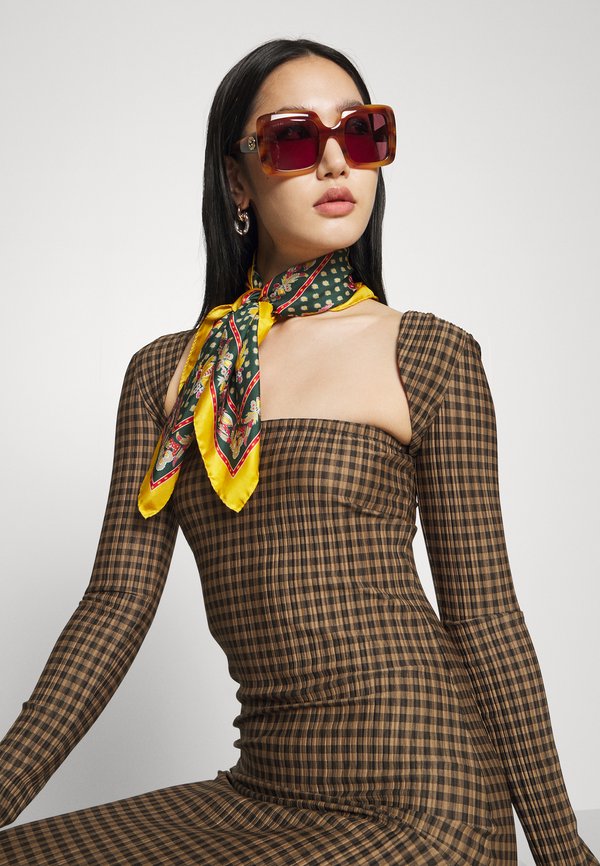 ROKH DRESS WITH DETACHABLE SLEEVE