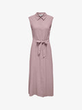 ONLY ONLGOA Linen Long - Shirt dress - burnished lilac