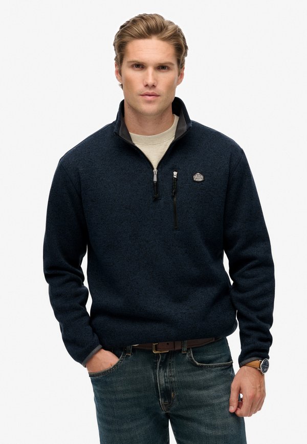 Superdry & Co Fleece jumper - navy grit