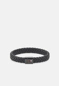 Tommy Hilfiger ROUND BRAIDED BRACELET - Bracelet - schwarz